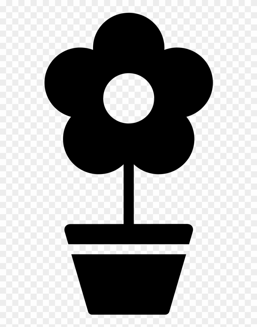 Open - Flower Pot Svg #1008335