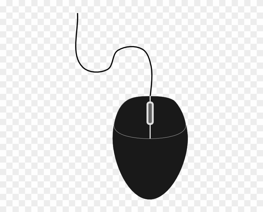 computer mouse clip art black and white