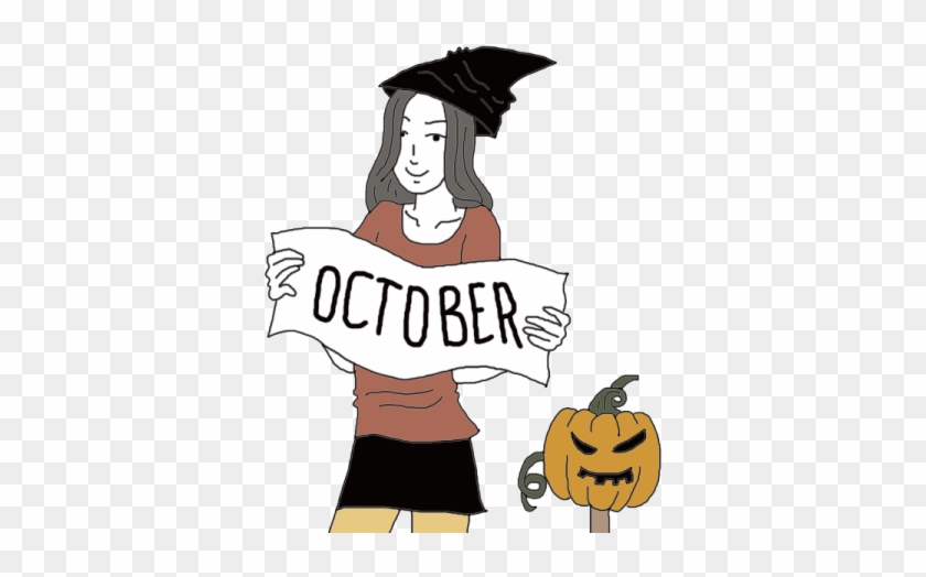 October - Cartoon #1008412