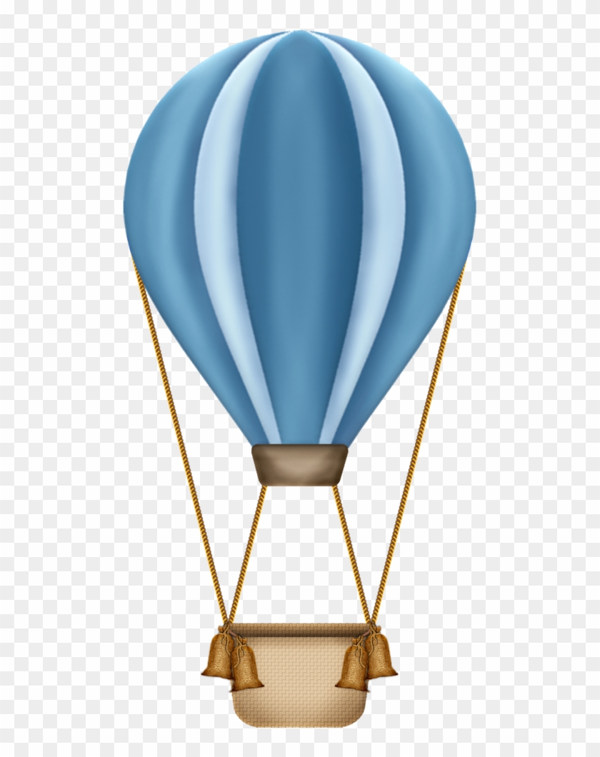 Hot Air Balloon Clipart Teal - Hot Air Balloon Blue Png #1008422