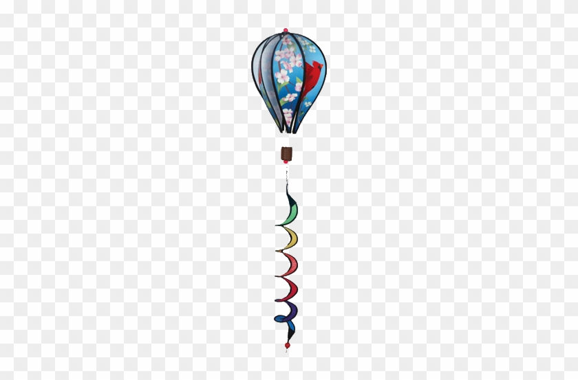 Red Vintage Hot Air Balloon Upc - 41cm . Hummingbirds Hot Air Balloon - Perfect Garden #1008426