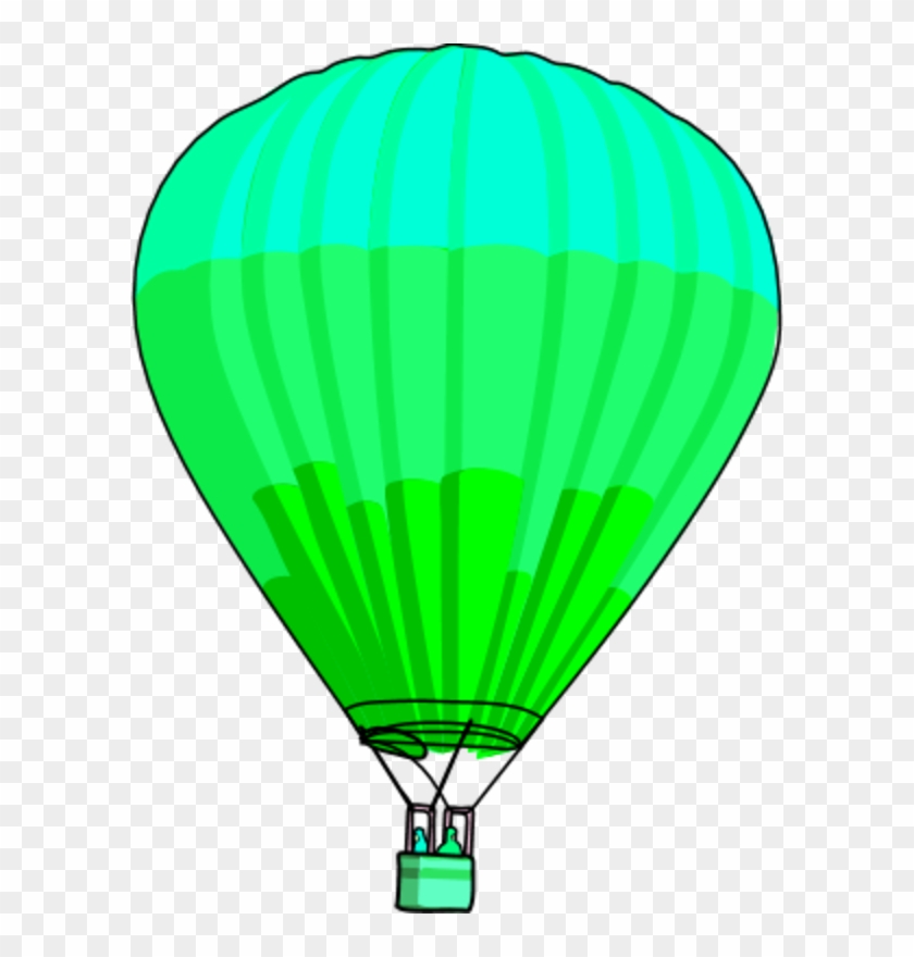 Vector Clip Art - Hot Air Balloon Clip Art #1008448