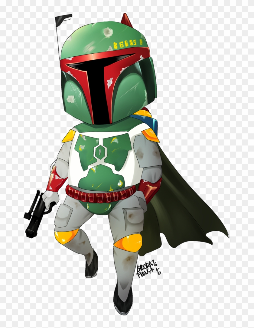 Boba Fett Chibi Png #1008500