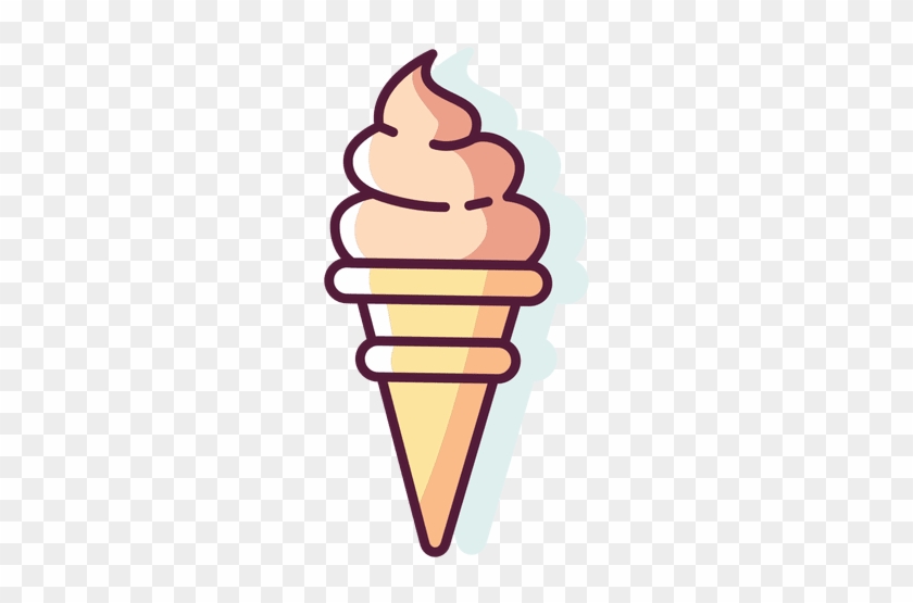 Cartoon Ice Cream - Ice Cream Png Vector #1008544