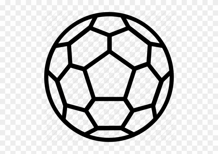 Ball, Football Soccer, Goal, Kick, Soccer Ball Icon - Bola De Futebol Desenho #1008600