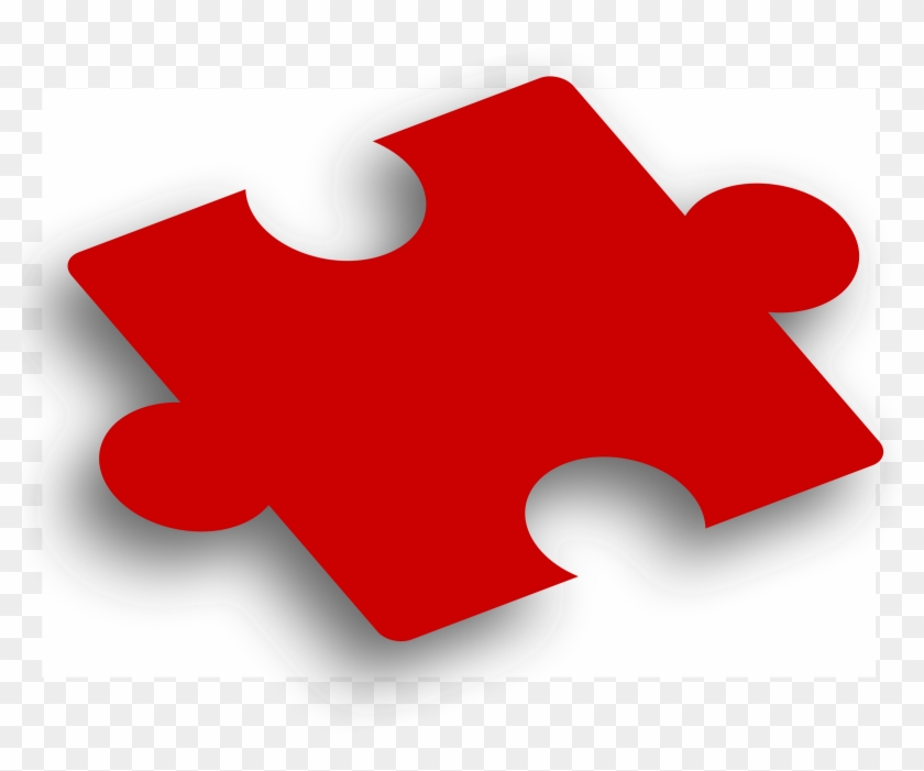 Puzzle Piece Red - Jigsaw Puzzle #1008664