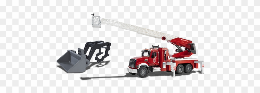Bruder 02821 - Mack Granite Fire Truck With Water Pump #1008685