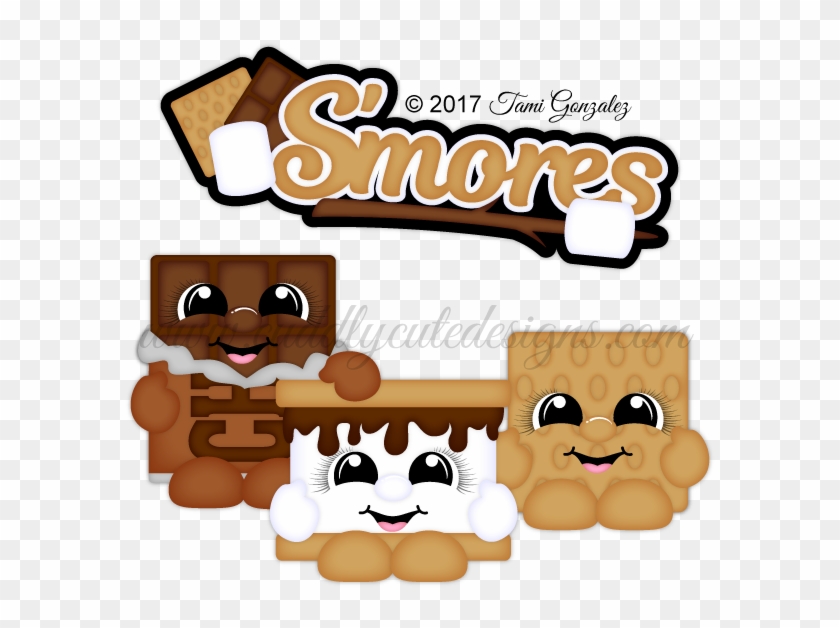 Bonfire Smores Clipart - S'more #1008723