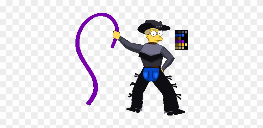 Gay Cowboy Cliparts - Smithers Crack That Whip #1008734