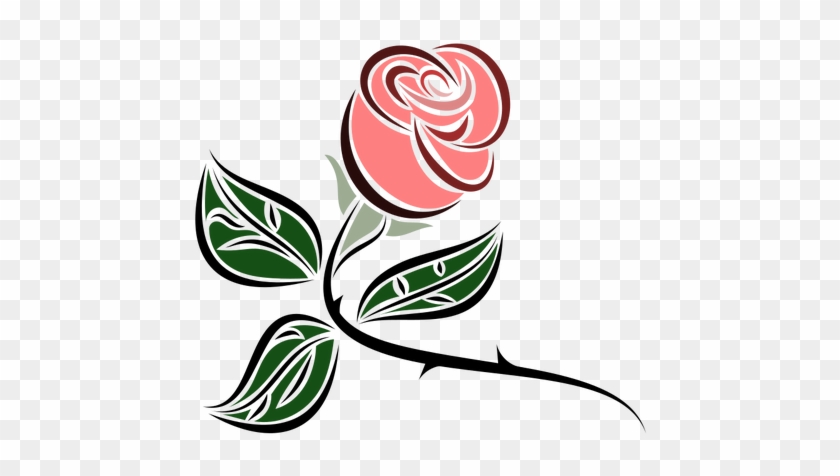 Stylized Rose Art - Stylised Rose #1008763