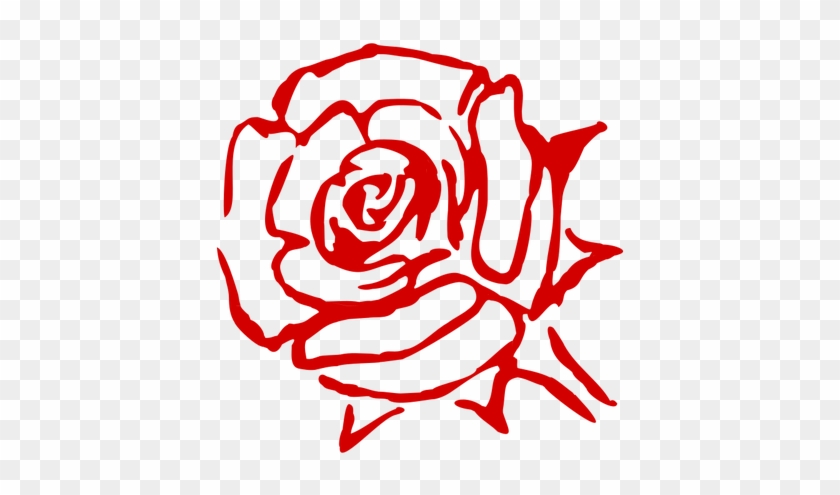 Rose Sketch - Clip Art #1008767