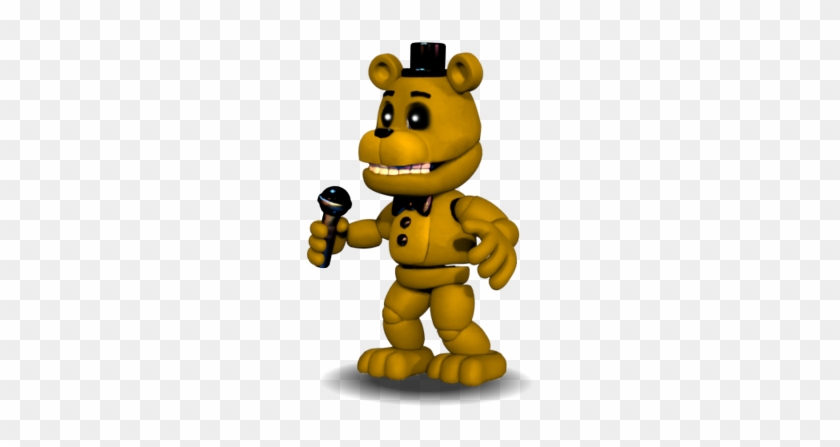 Stand Up Golden Freddy By Pkthunderbolt100 - Personagens De Fnaf World #1008769