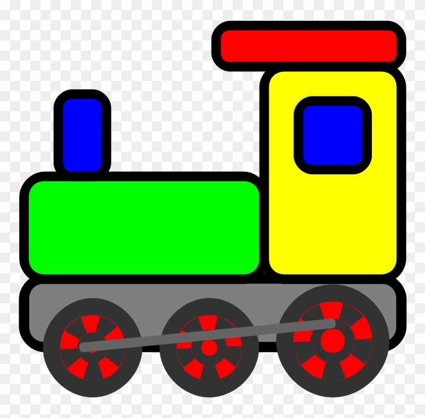 Scripted Toy Train - Clip Art Toy Train #1008794