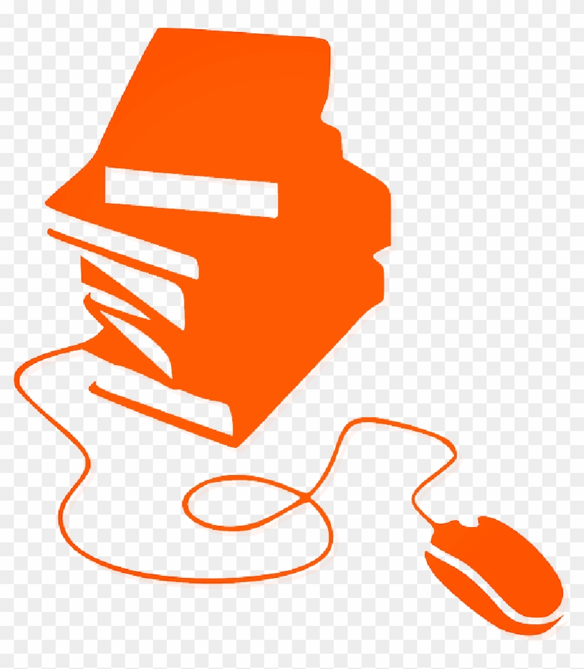 Books, Mouse, Browsing, Knowledge, Orange, Abstract - Book Lovers' Miscellany By Claire Cock-starkey #1008853