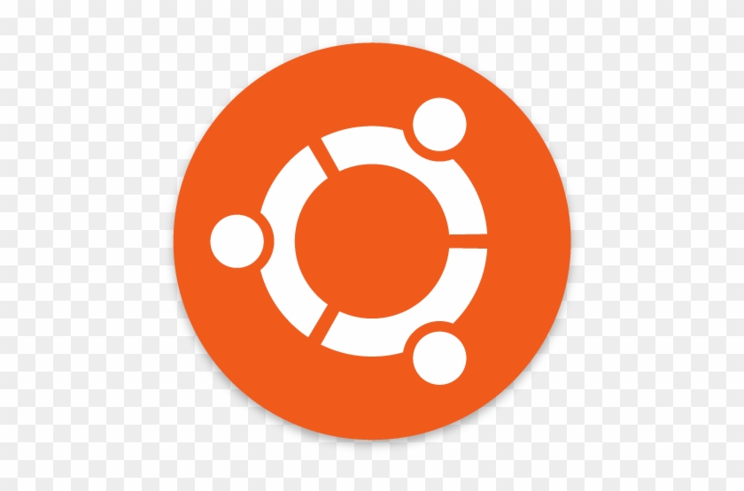 Orange And White Circle Logo 2 By Teresa - Ubuntu Logo Blue #1008860