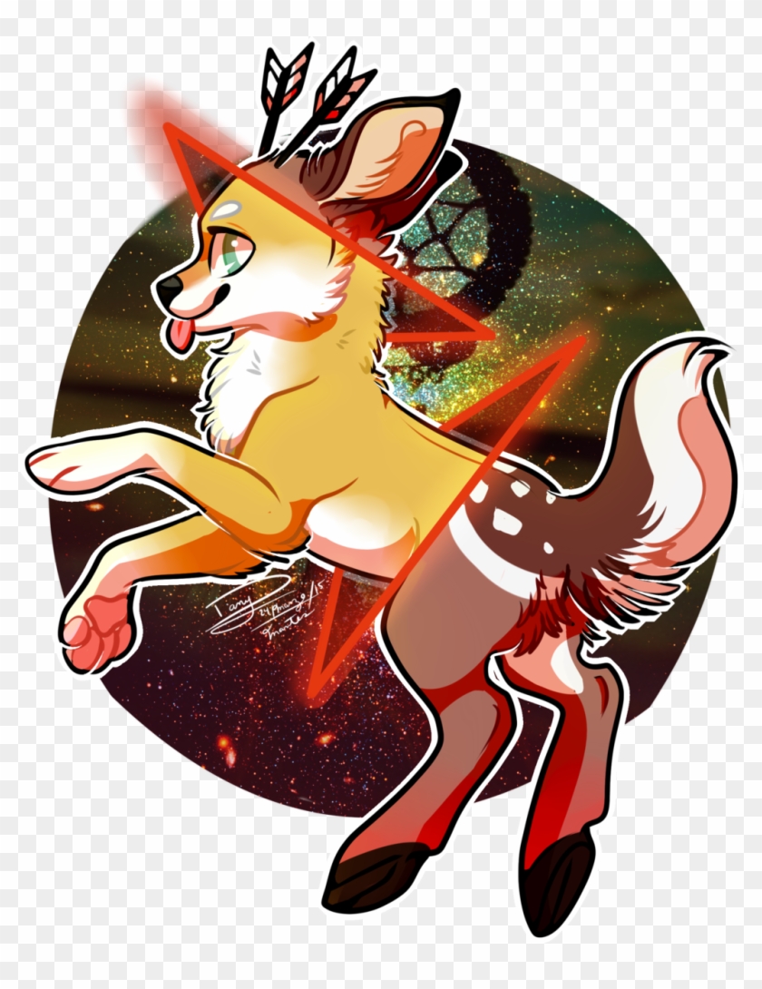 Shiba/deer By Praquina Shiba/deer By Praquina - Cartoon #1009036