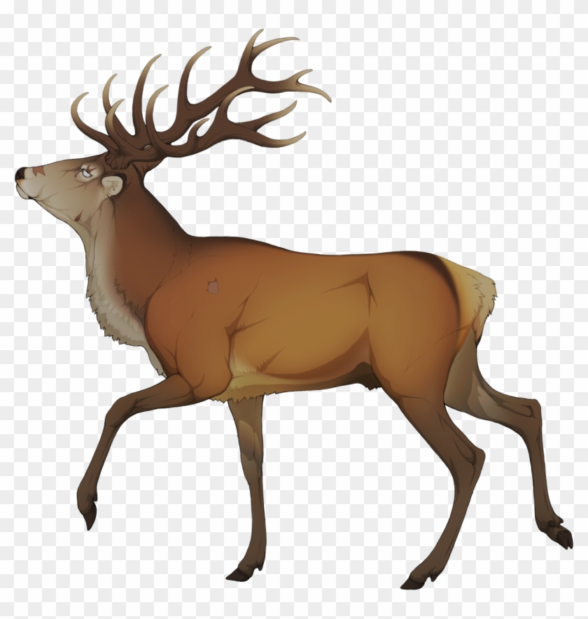 Golden Butterfly Pelt, Default Antlers, Deer Mask Concept - Antelope #1009083