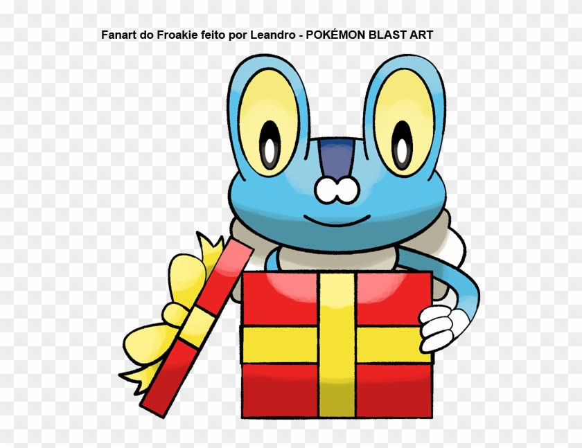 Froakie By Pokemon Blast Art - Cartoon #1009124