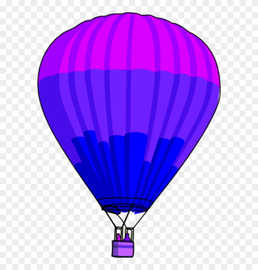 Hot Air Balloon Purple Clip Art At Mzayat - Hot Air Balloon Clip Art #1009230