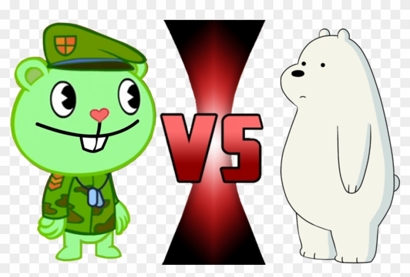 Flippy Versus Ice Bear By Brownpen0 - Ice We Bare Bears #1009233