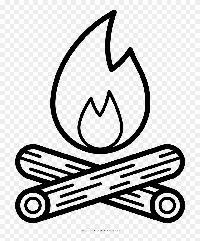 Campfire Coloring Page Ultra Pages Free Pagescampfire - Fogueira Colorir #1009261