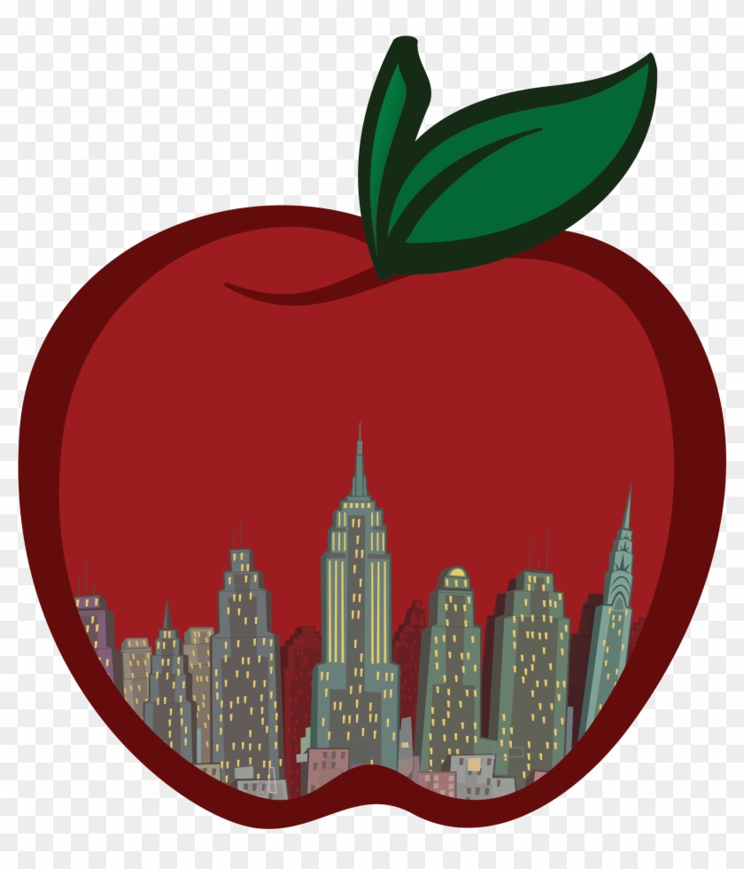 Big Apple Clipart - New York Big Apple #1009318