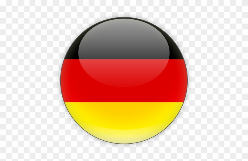 Germany Flag Png Clipart - Bandera Circular Alemania Png #1009361