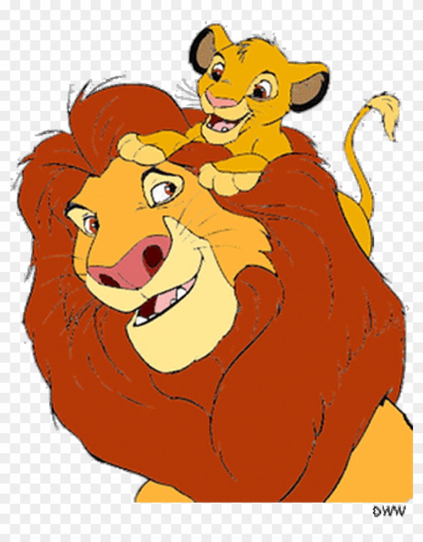 Lions And Lion Cubs - Lion King Vector #1009443