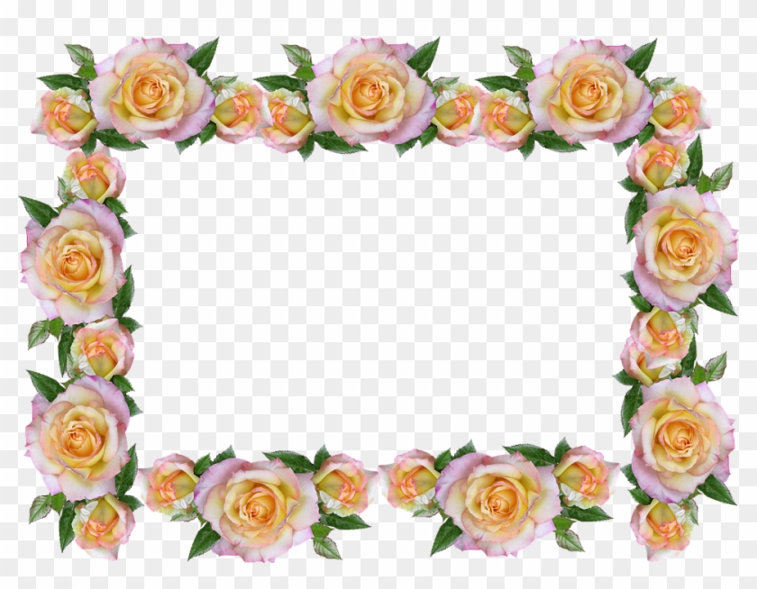 Frame, Border, Peace Rose, Decorative - Rose #1009454