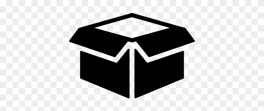 Open Cardboard Box Vector - Cardboard Box Icon #1009484