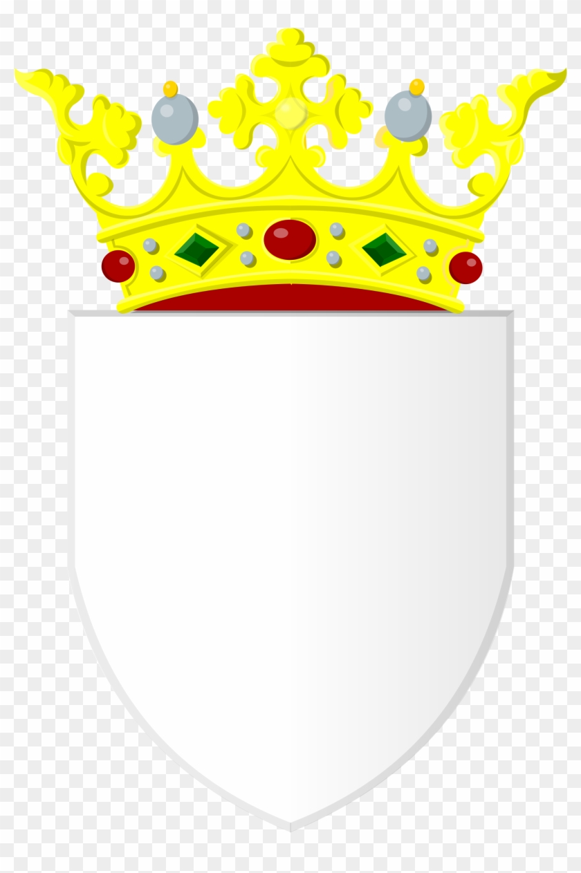 Golden Crown Cliparts 9, Buy Clip Art - Shield With A Crown #1009580