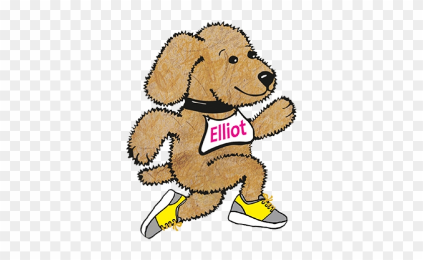 Elliot Is The Childhood Cancer Association Mascot - Cartoon #1009588