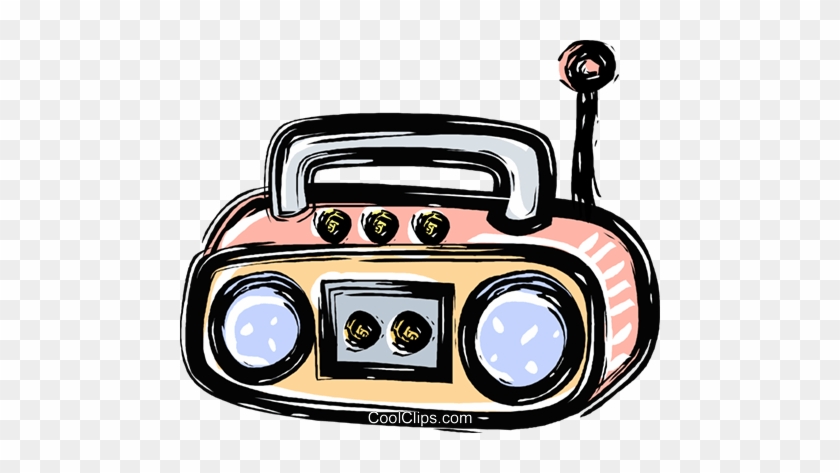Tape Player Clipart - Portable Stereo Clip Art #1009590