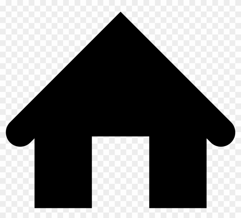 Simple House Icon - Home Icon Vector Png #1009652