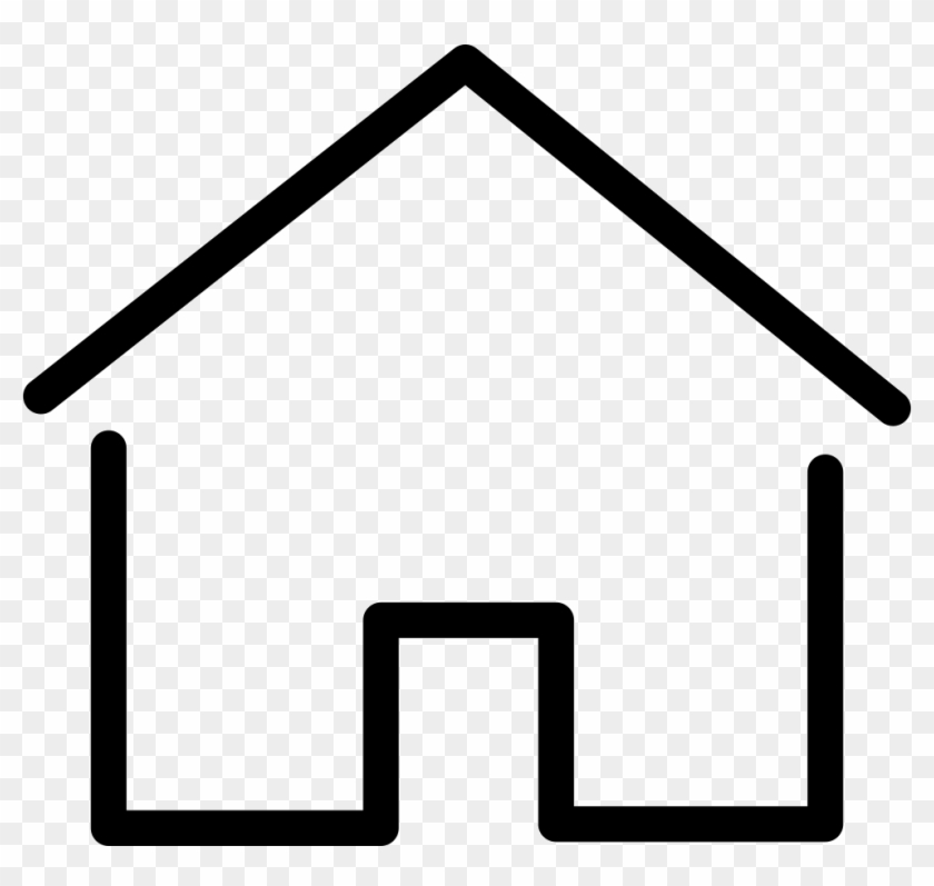 Simple House Thin Comments - Dessins Maison #1009654