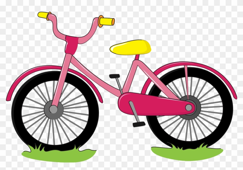 Bicycle Cartoon Drawing Clip Art - Bicycle Cartoon #1009677