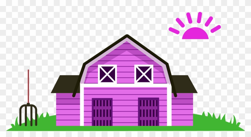 Cartoon Agriculture - Purple House - Agriculture #1009832
