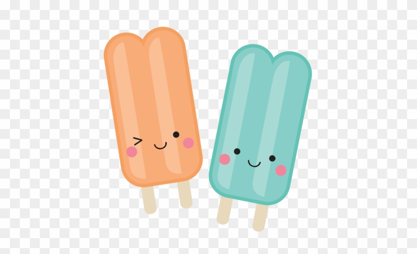 Cute Popsicles Svg Scrapbook Cut File Cute Clipart - Scalable Vector Graphics #1010088