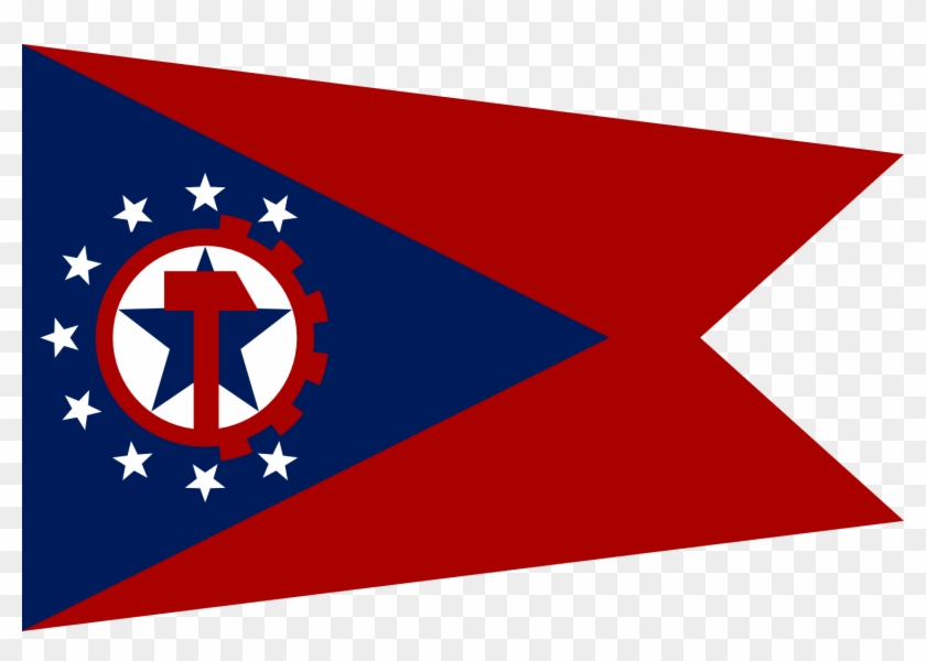 And Ohio, Thanks To All Who Contributed Credit Has - Socialist Ohio Flag #1010183