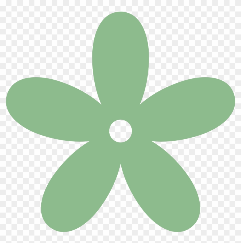 Retro - Pink Flower Clipart #1010269