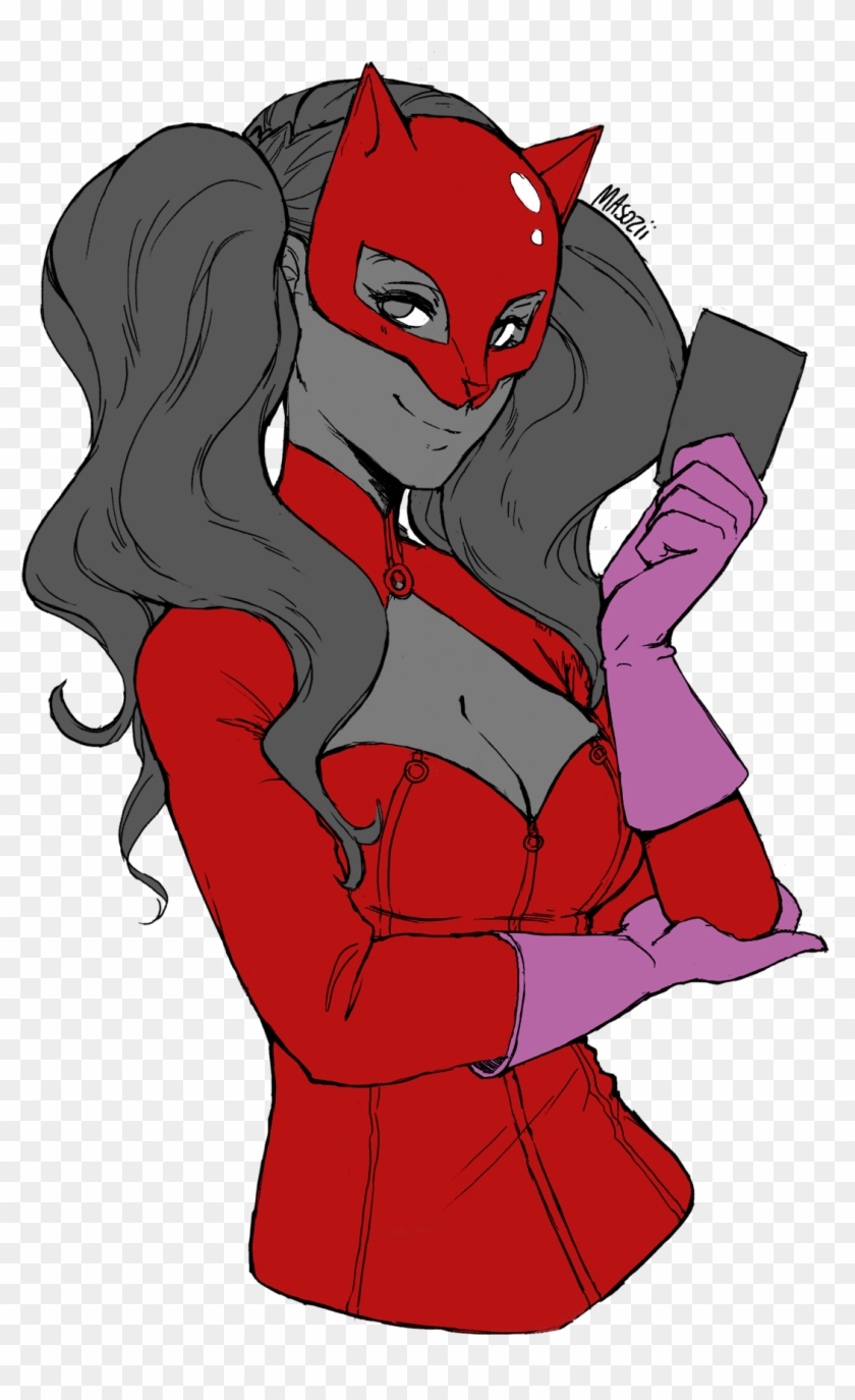 Ann Takamaki Aka Panther - Cartoon #1010300