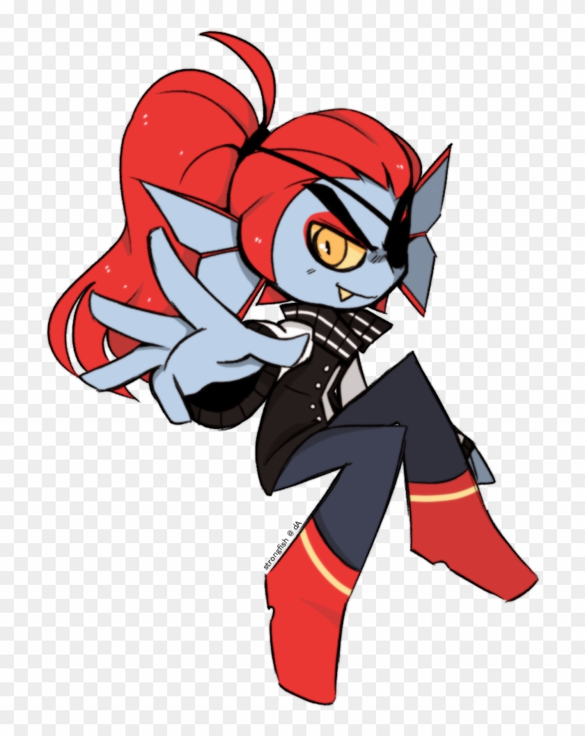 Undertale Red Fictional Character Vertebrate Cartoon - Cartoon #1010344