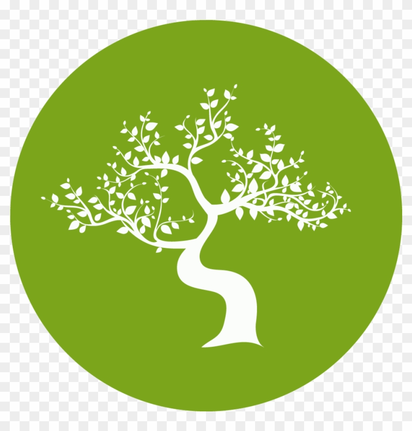 Bonsai Tree Logo Green #1010398