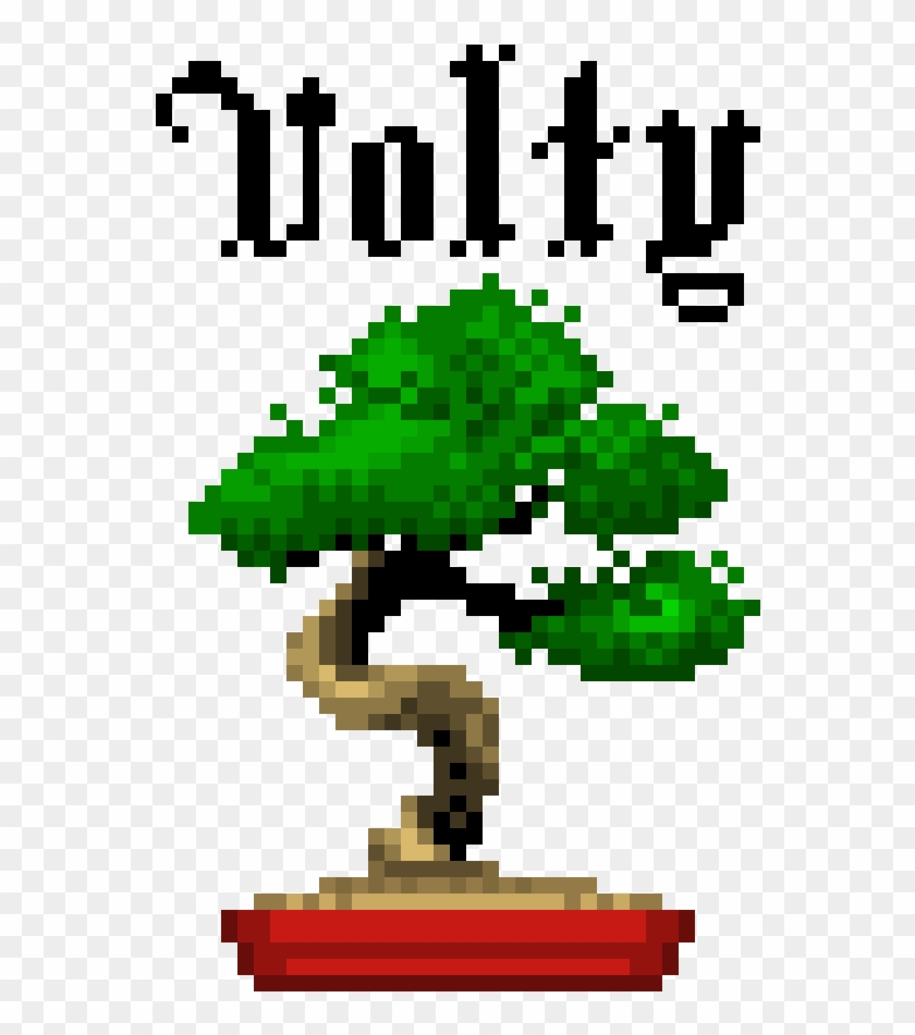 Bonsai - Bonsai Pixel Art Png #1010402