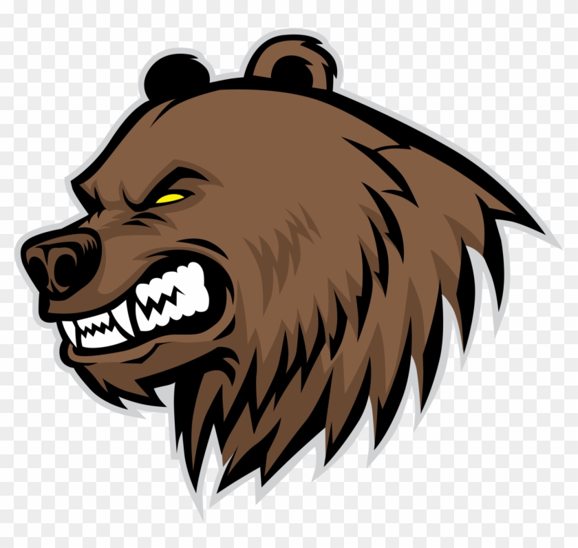 angry bear drawing