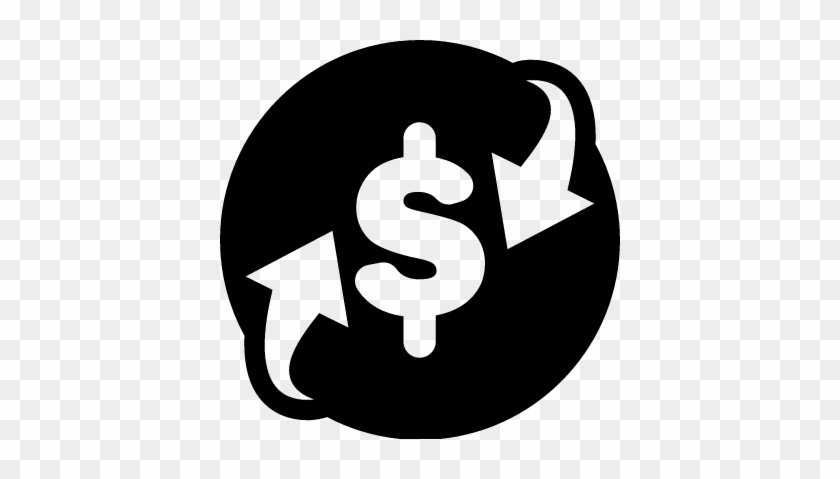 Dollar Exchange Vector - Change Money Icon #1010709