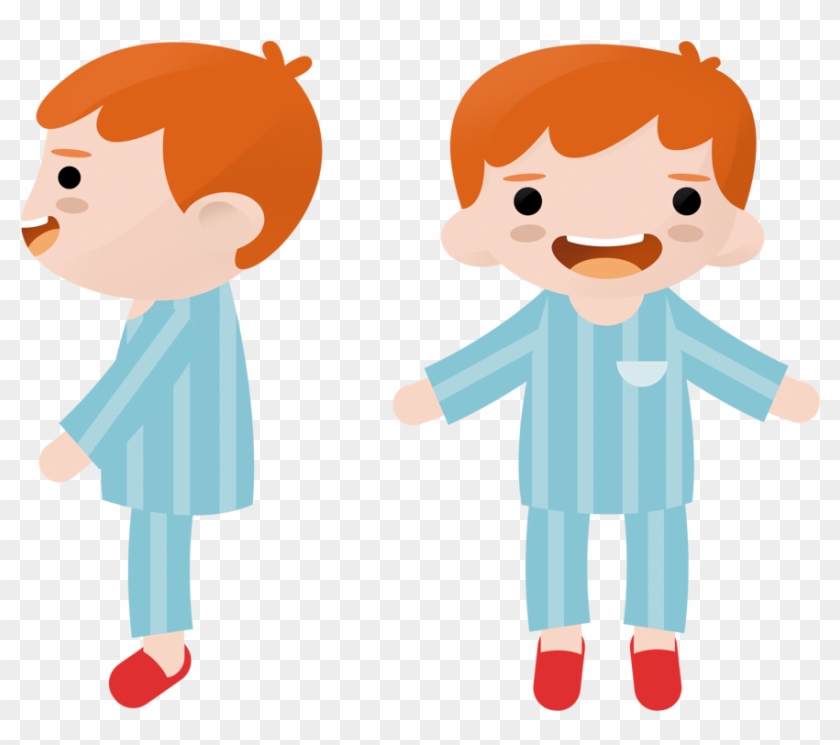 Clipart Boy Front And Back #1010710