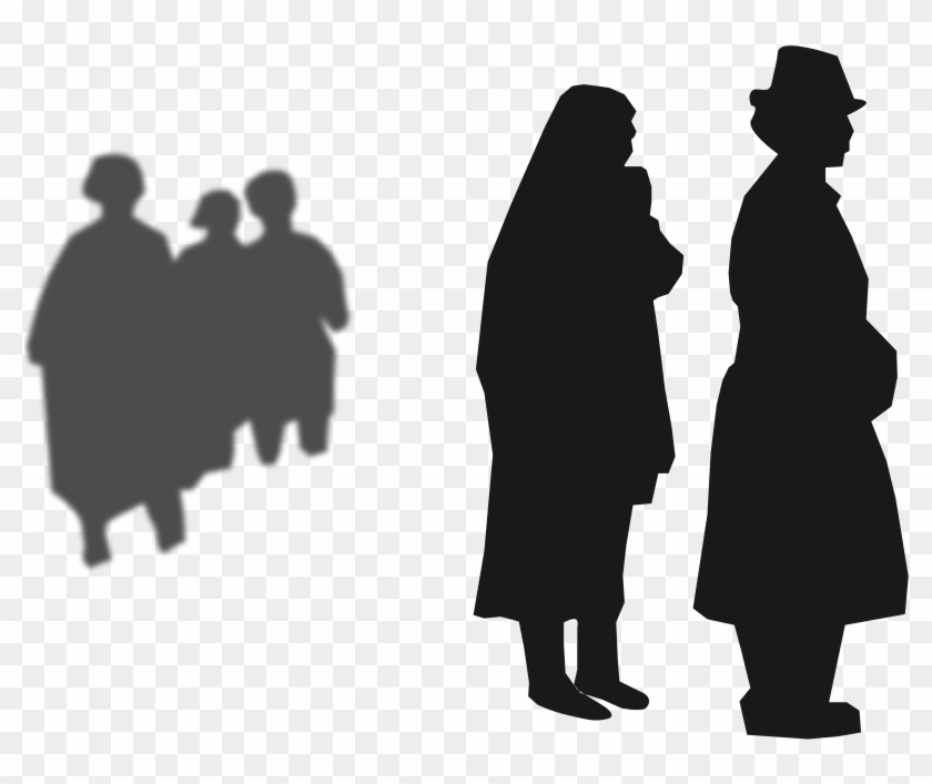 Free Persons At Burial Free People Silhouette - Funeral Png #1010776