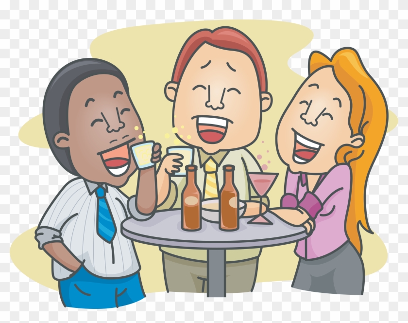 Fun Time Clipart Friend - Group Of Friends Cartoon #1010808