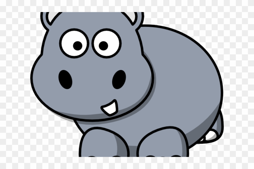 Hippo Clipart Hippopotamus - Emoji Hippopotame #1010841